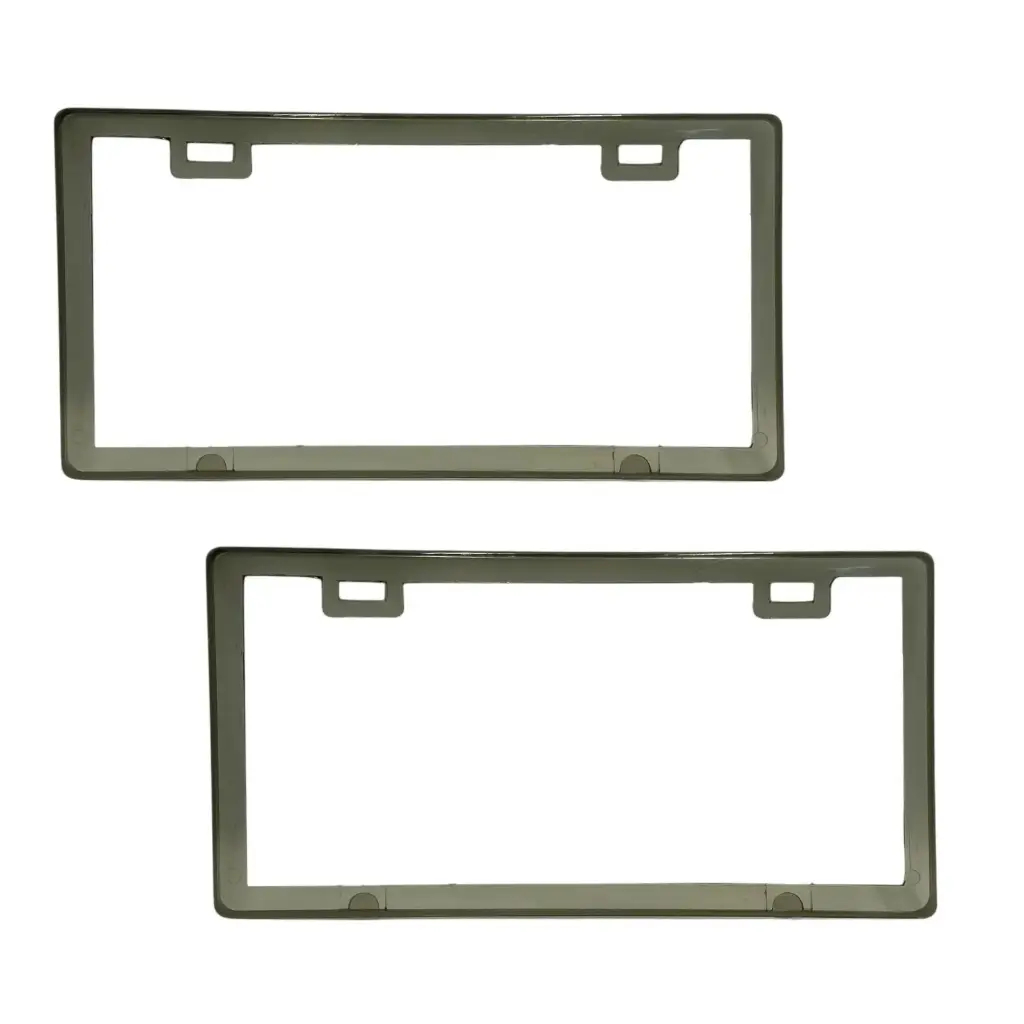 Portaplaca liso humo