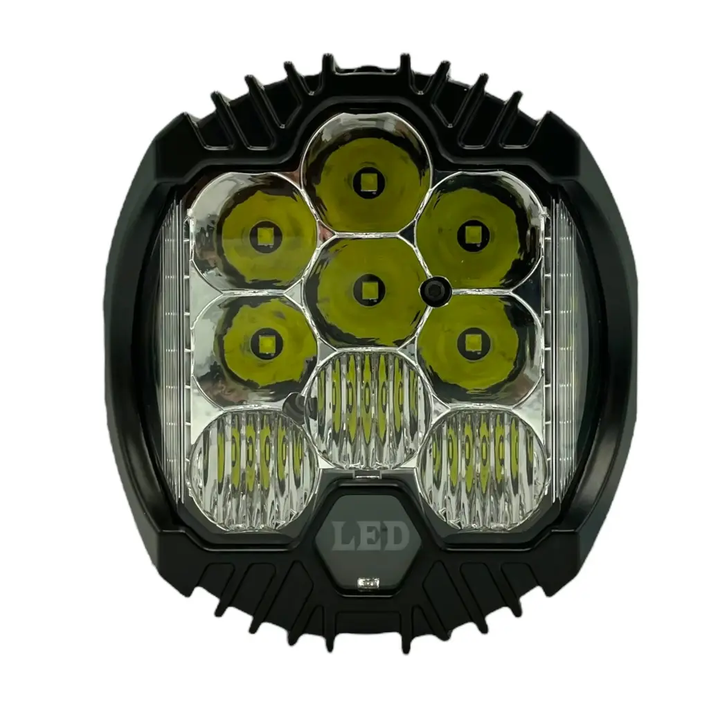 Faro LED evolum blanco y cuarto ambar 