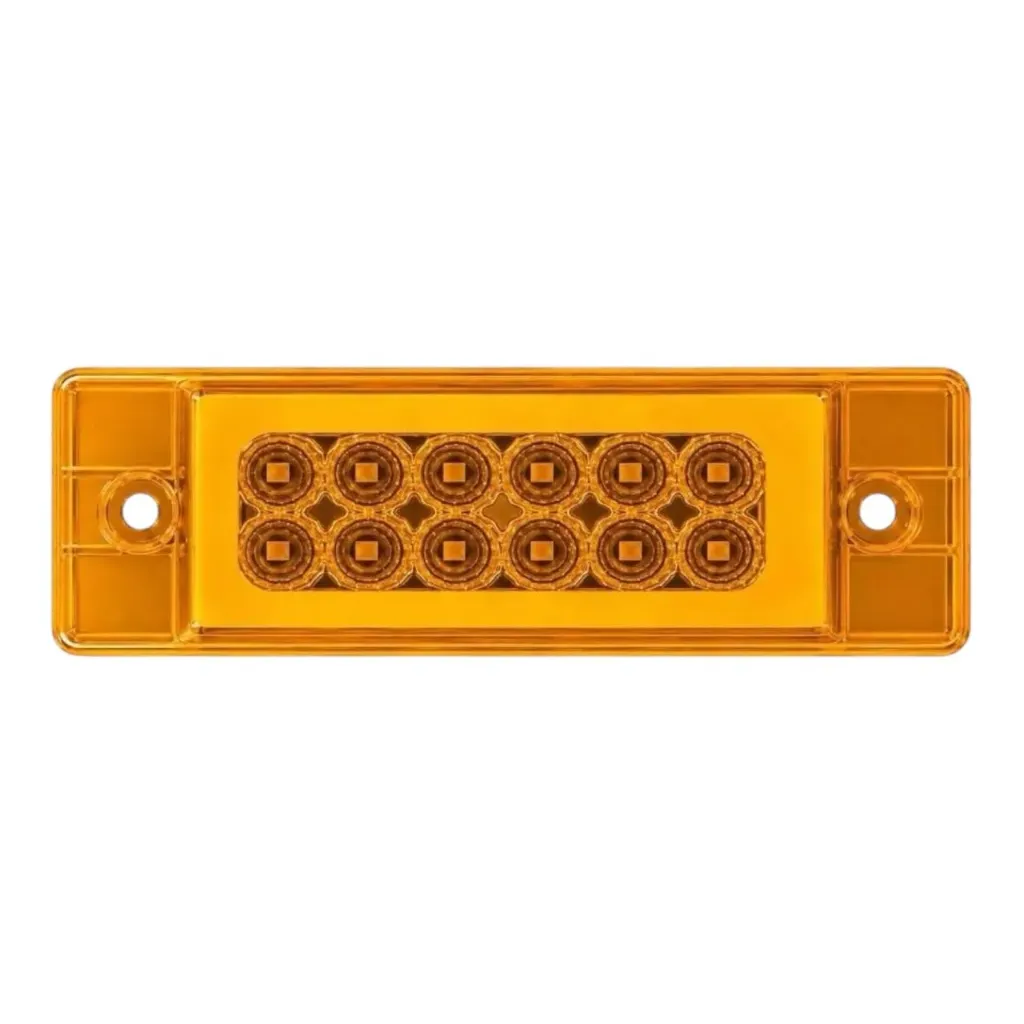[TR-129 YELLOW] Plafón LED rectangular con arillo GLO ámbar