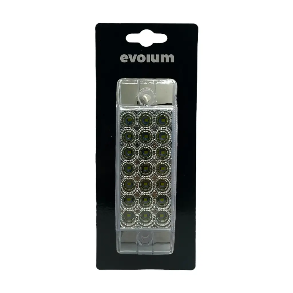 Plafón LED chrome matrix Evolum blanco