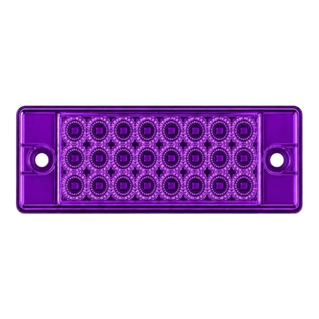Plafón LED chrome matrix Evolum morado