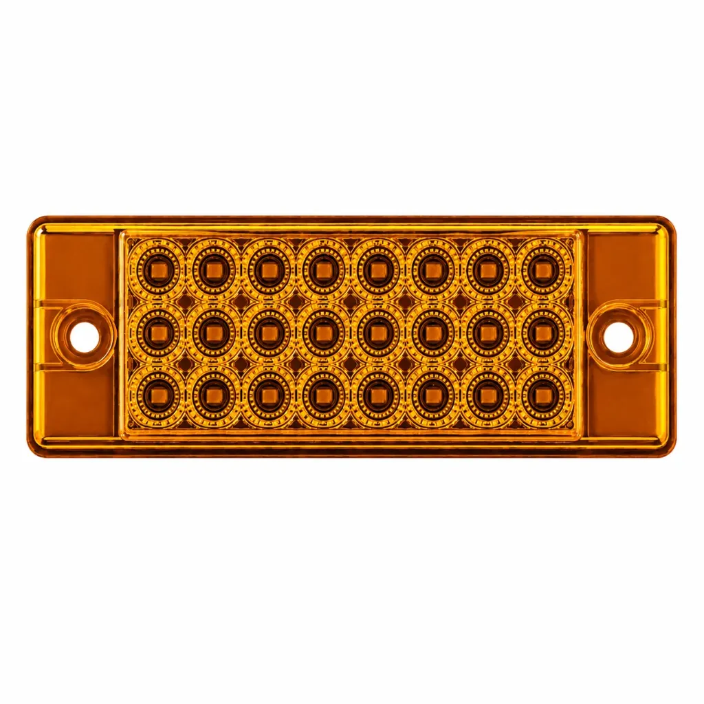 Plafón LED chrome matrix Evolum ámbar