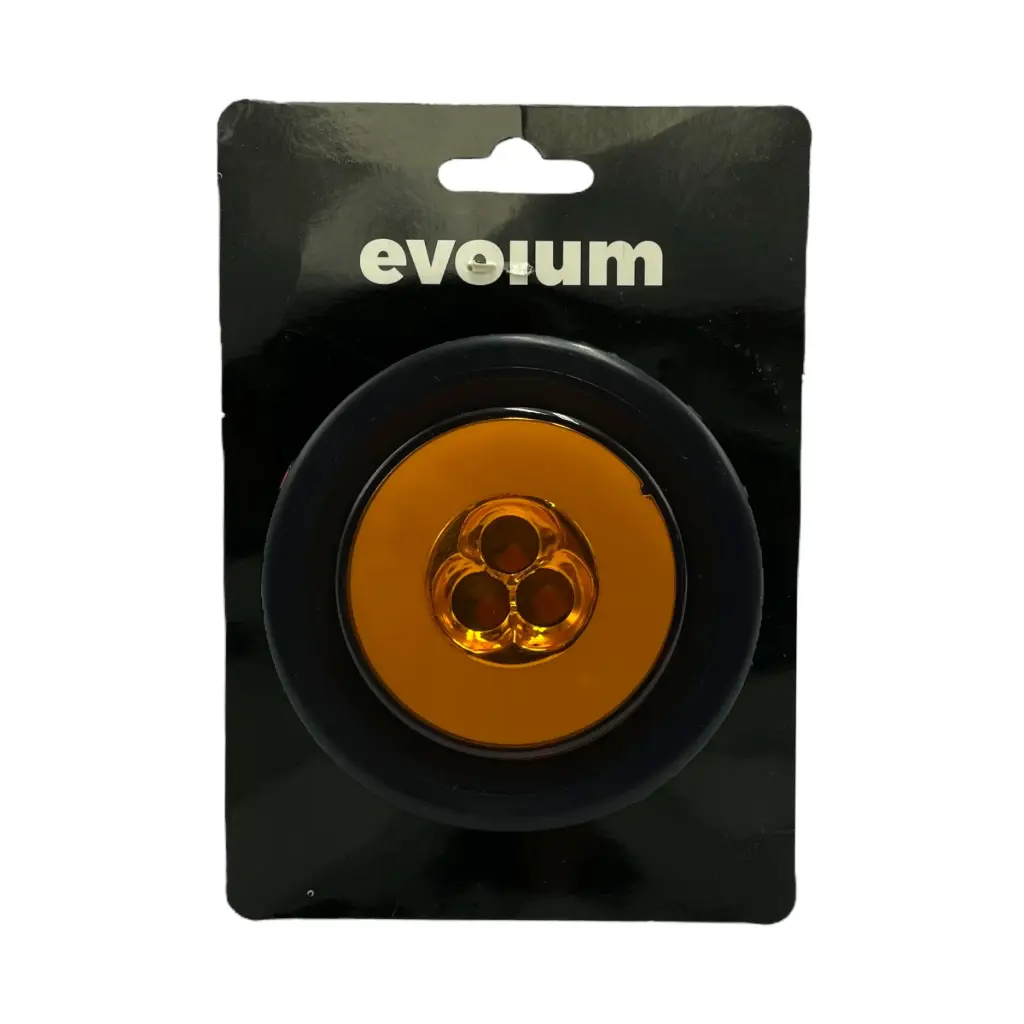 Plafón LED redondo para embutir ambar