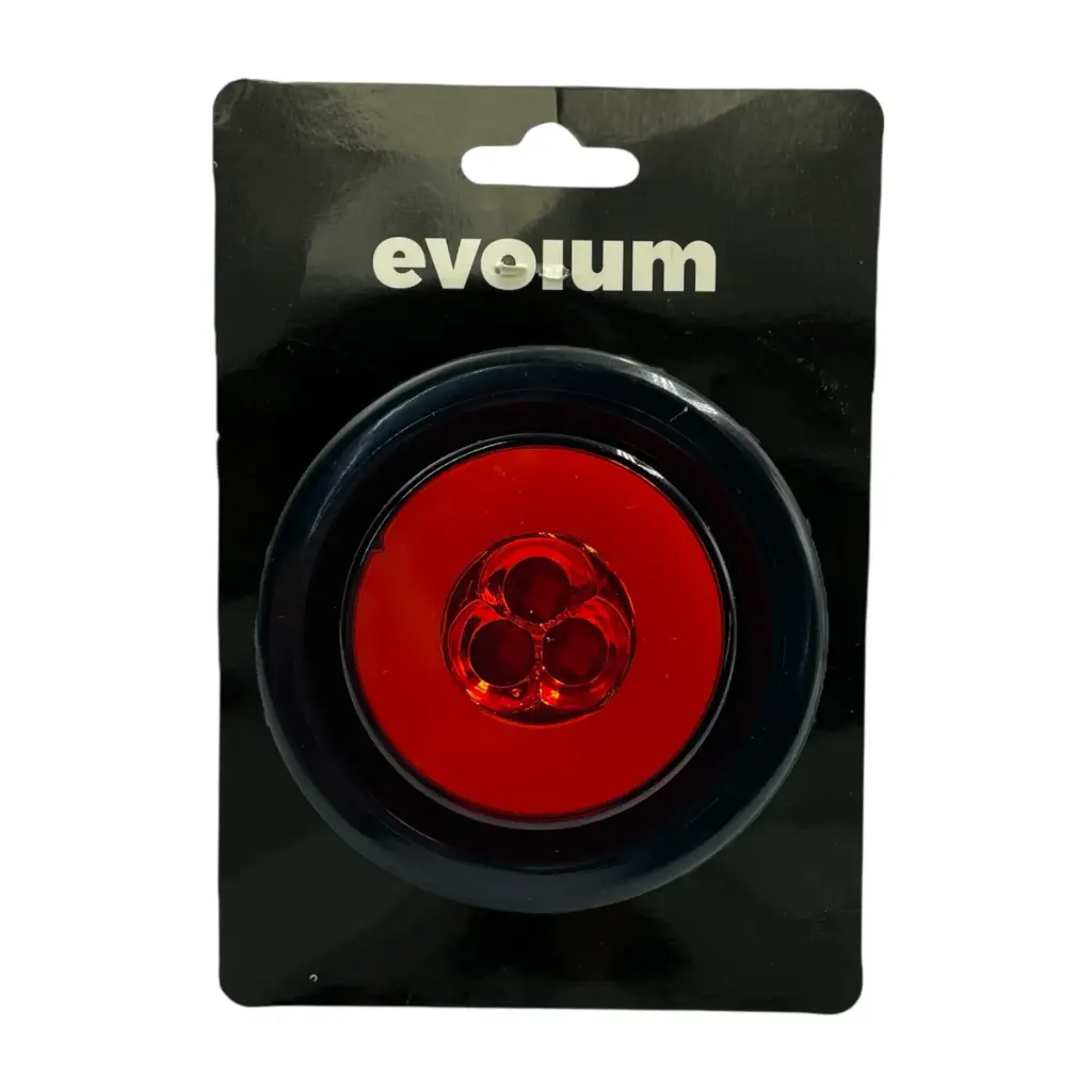 Plafón LED redondo para embutir rojo