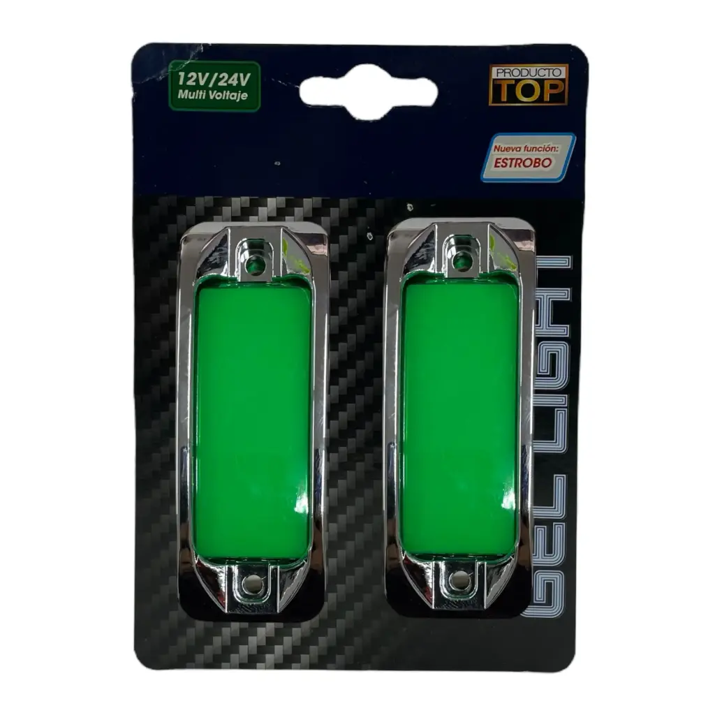  Plafón universal lateral con luz GEL verde