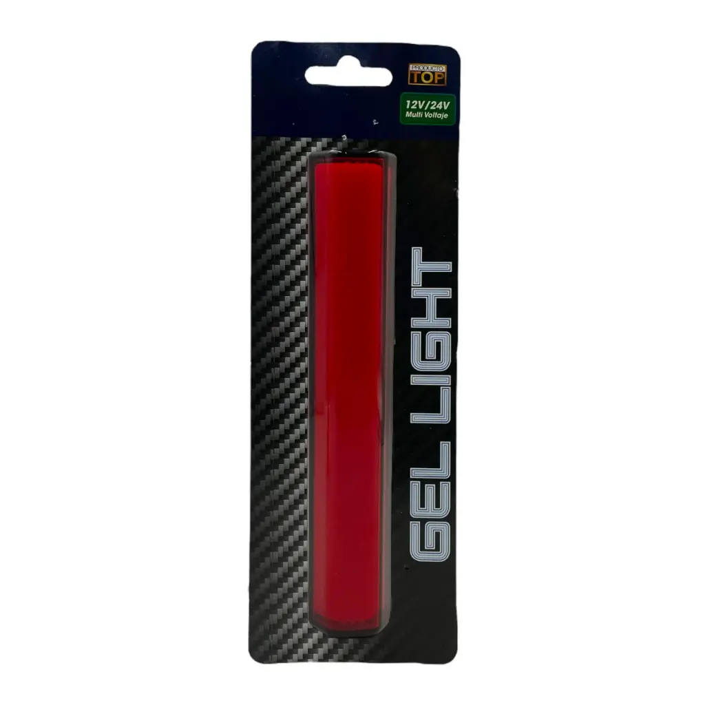 Plafón universal con gel rojo