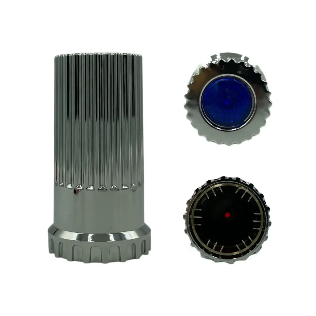 [SJ1042] Cubretuerca de plástico a presión (colores disponibles) (Azul)