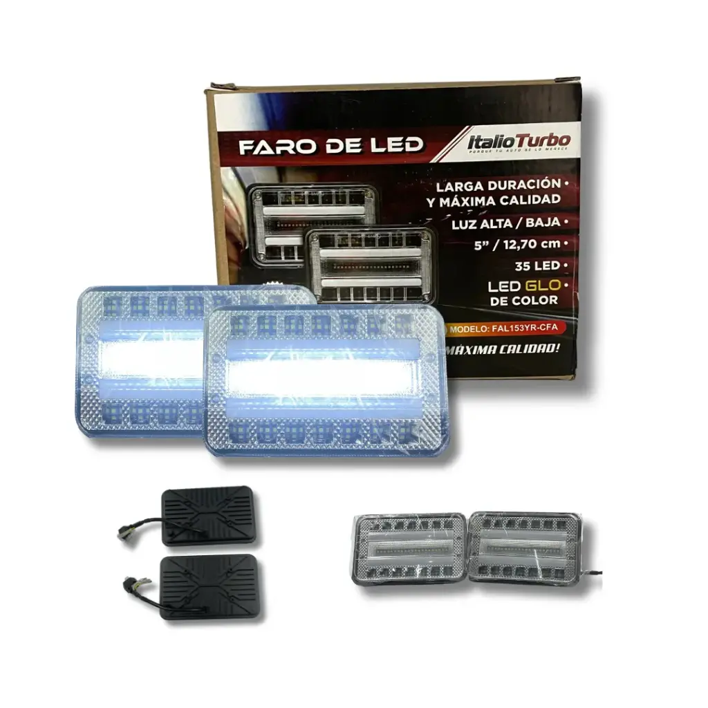 Unidad LED Rectangulares 5”