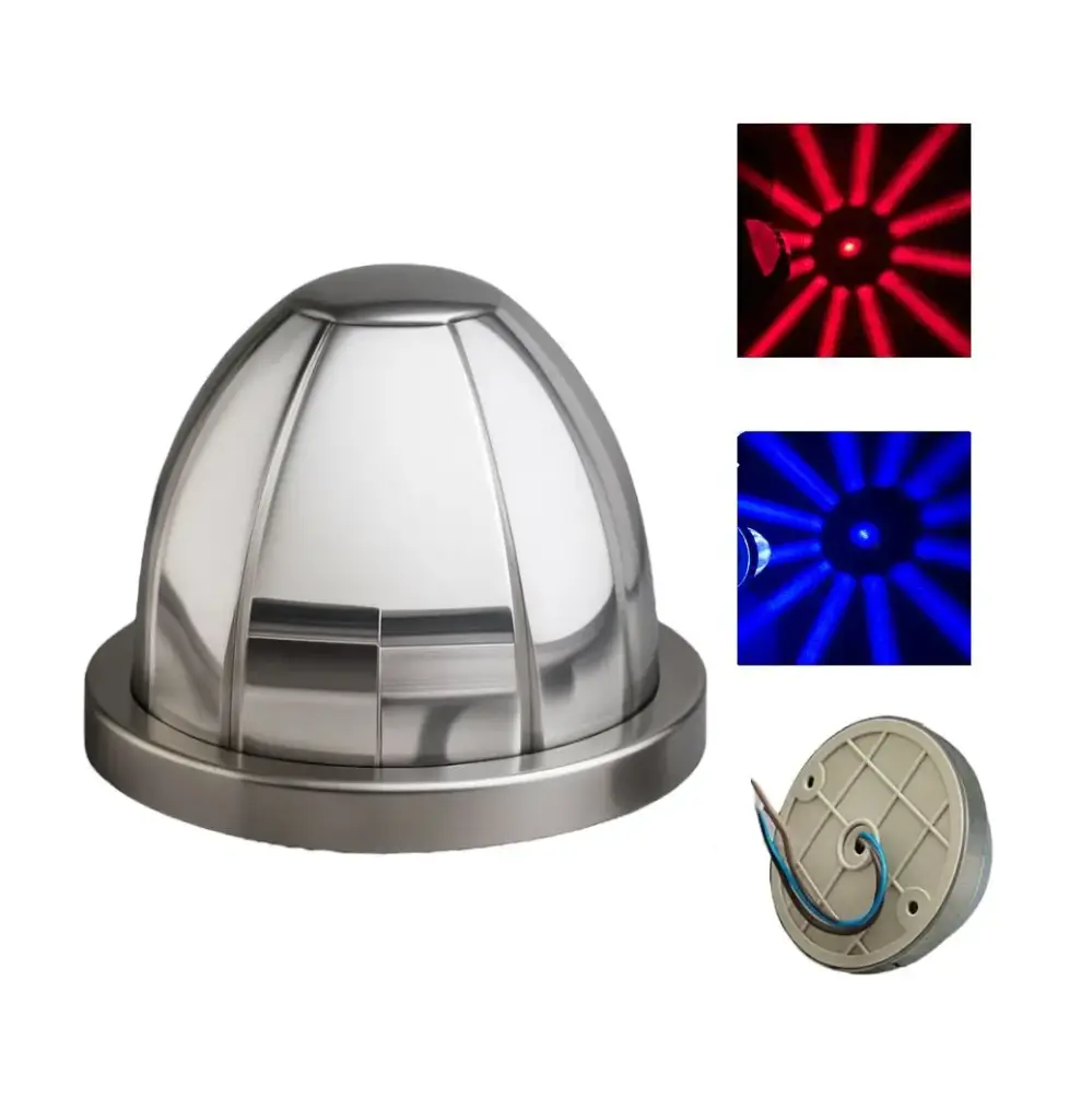 Plafón LED watermelon bicolor rojo/azul