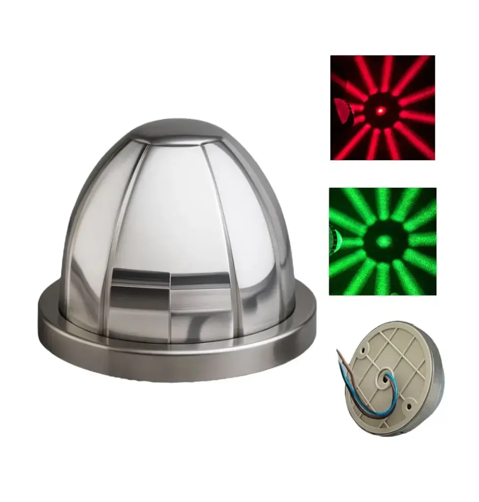 Plafón LED watermelon bicolor rojo/verde