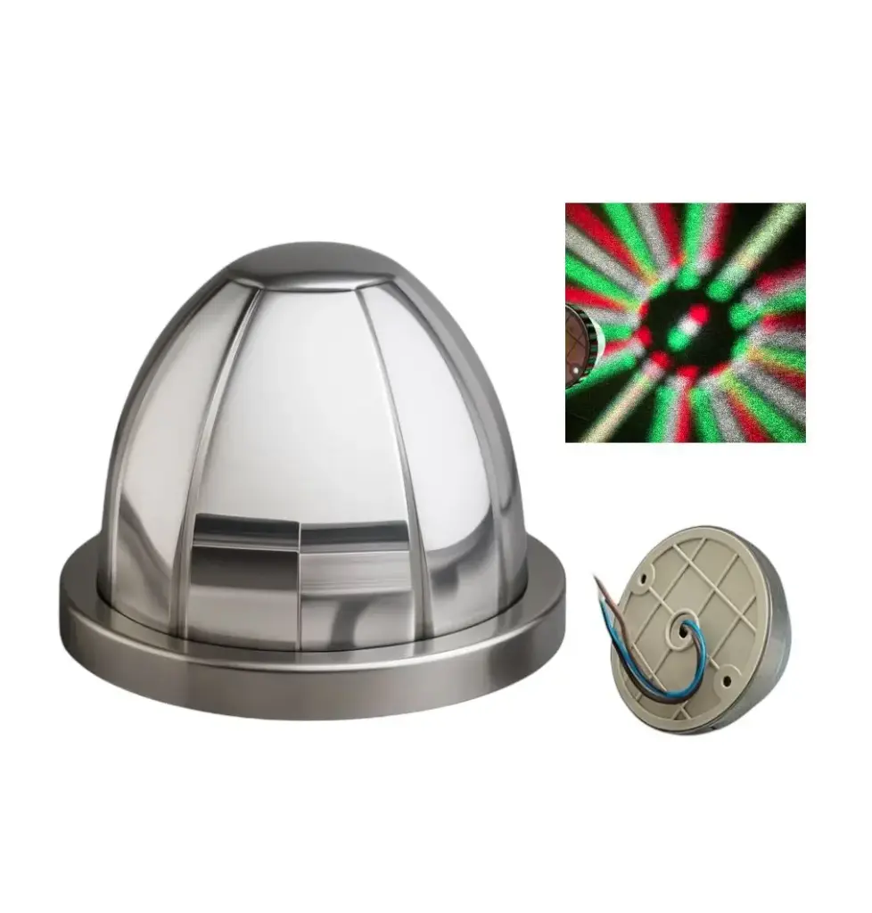 [MULT/6215/MEX] Plafón LED watermelon "Mexico" (verde/blanco/rojo)