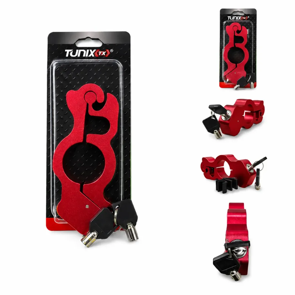 [CAND-MPR] Candado rojo de aluminio para puño
