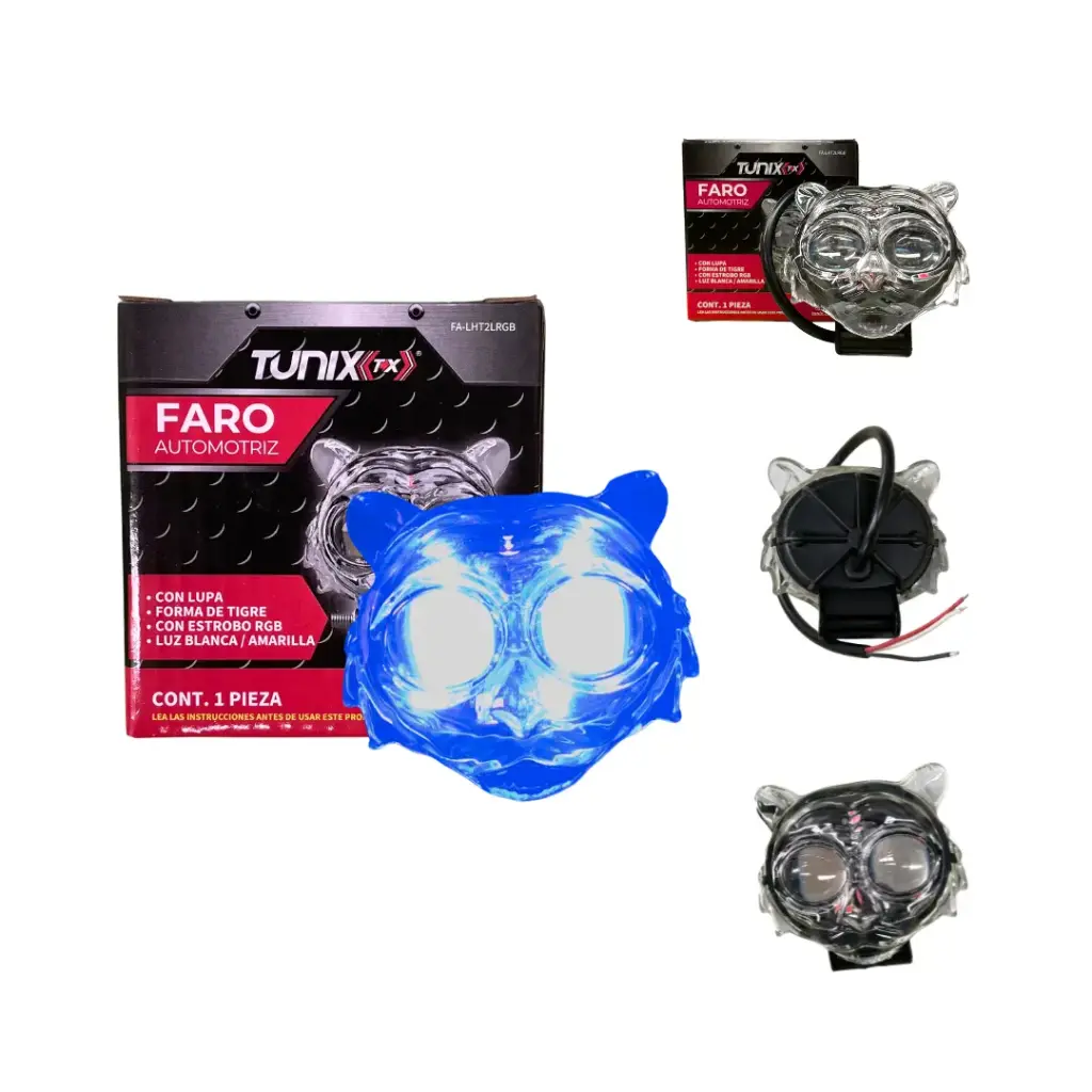 [FA-LHT2LRGB] Faro tipo tigre con 2 LED