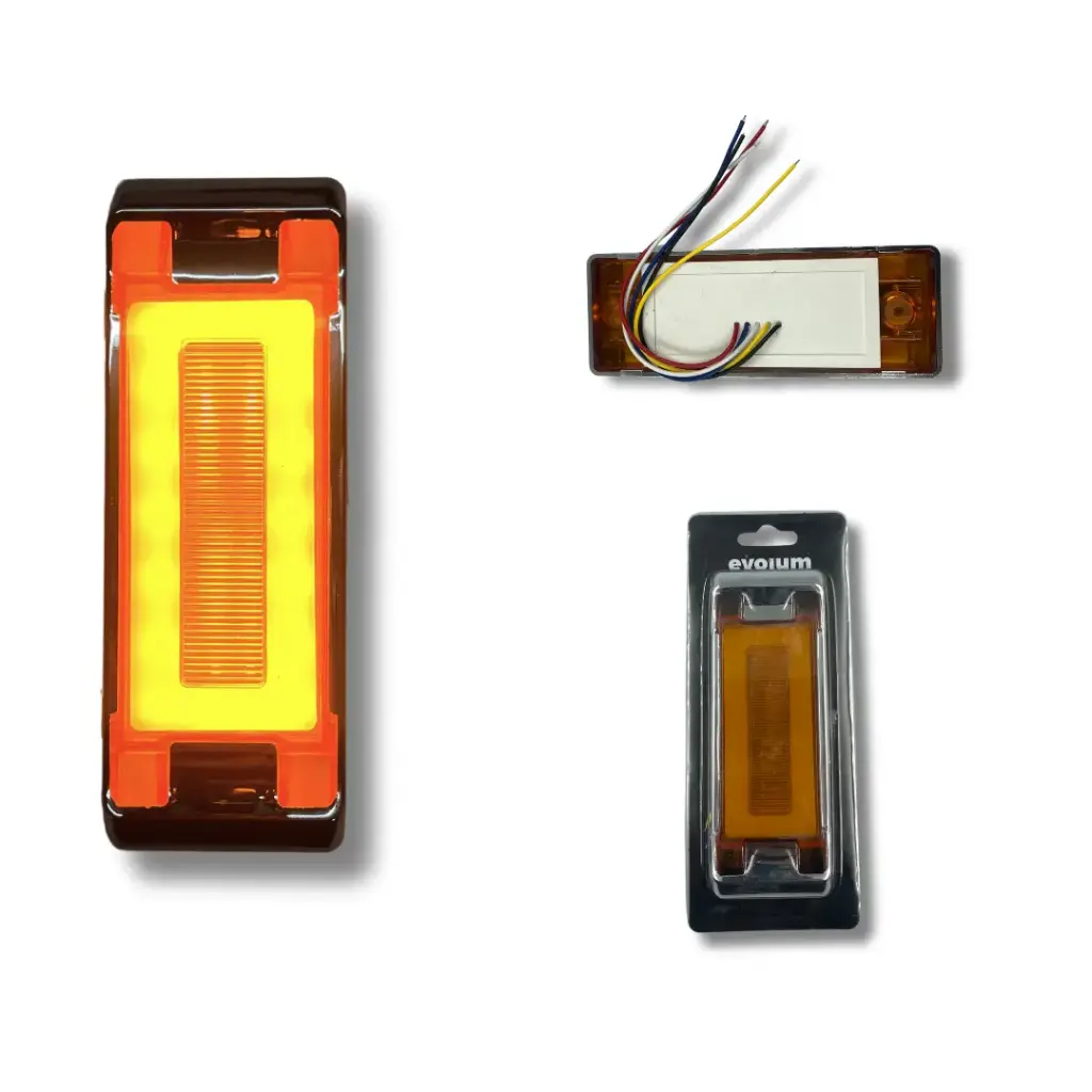 Plafón LED frame ámbar