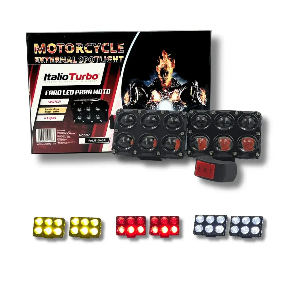 Faro LED para moto