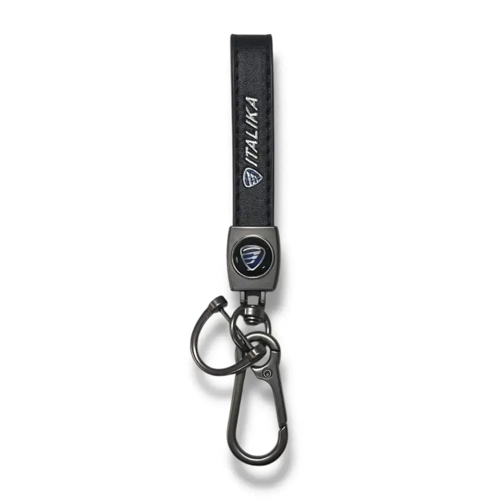 Llavero premium Italika negro