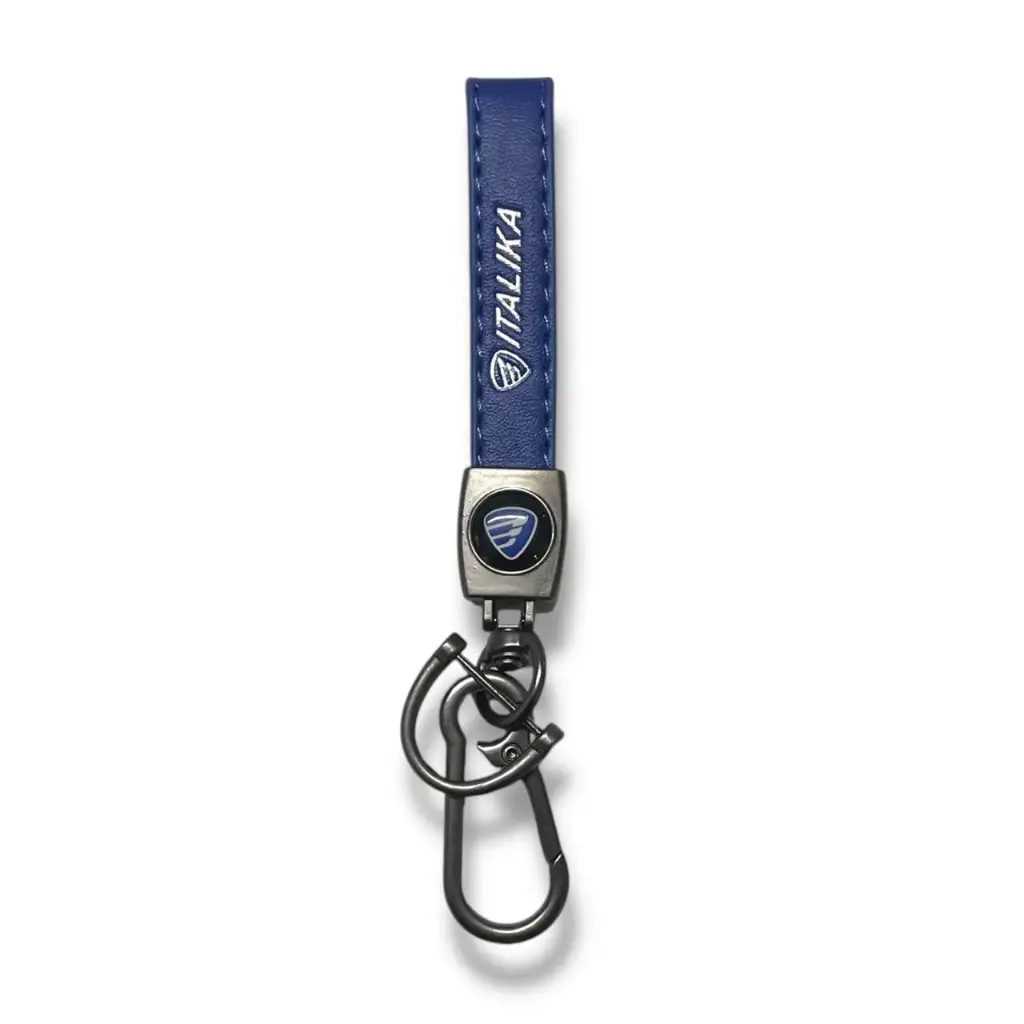 Llavero premium Italika azul