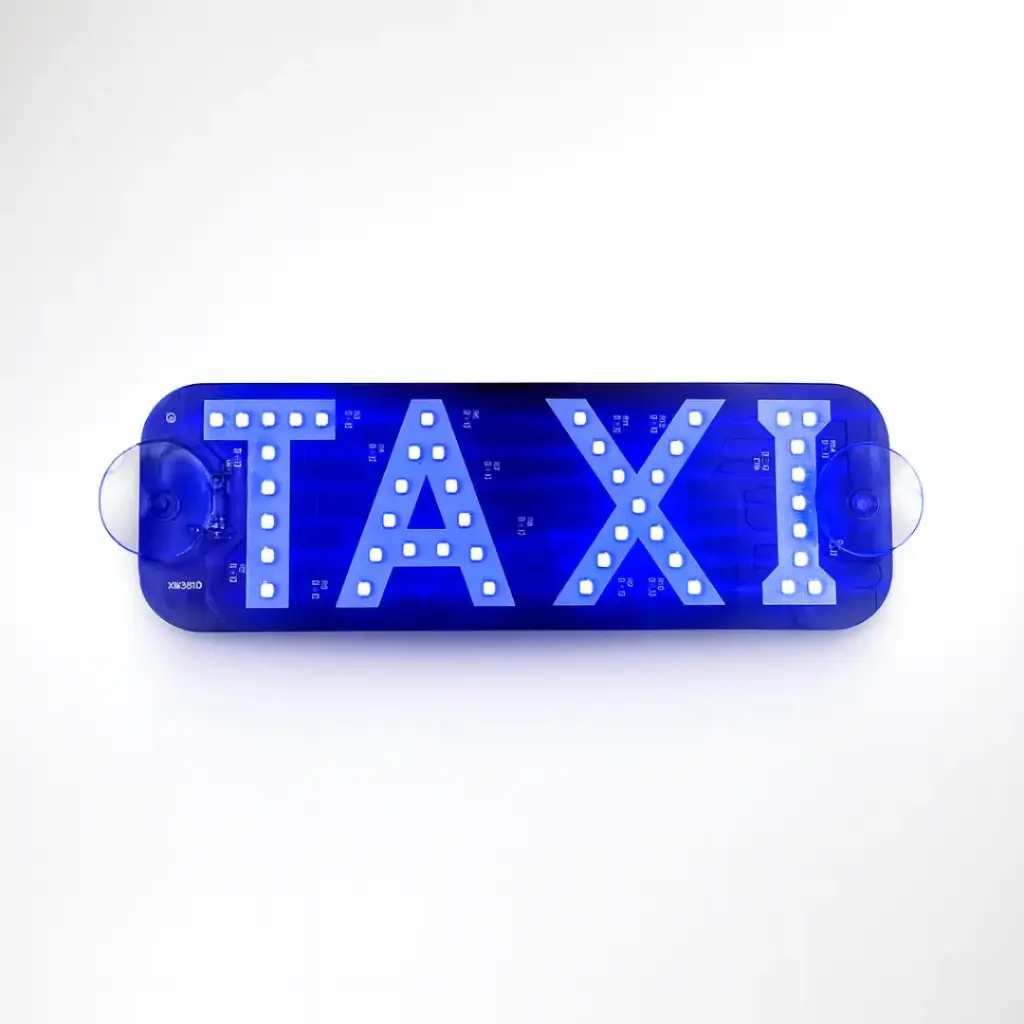 Letrero para Taxi luz LED (Azul)