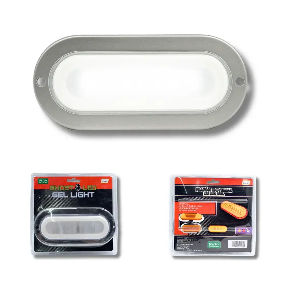 PLAFON UNIVERSAL POSTERIOR EFECTO FANTASMA Y LUZ GEL (blanca) 