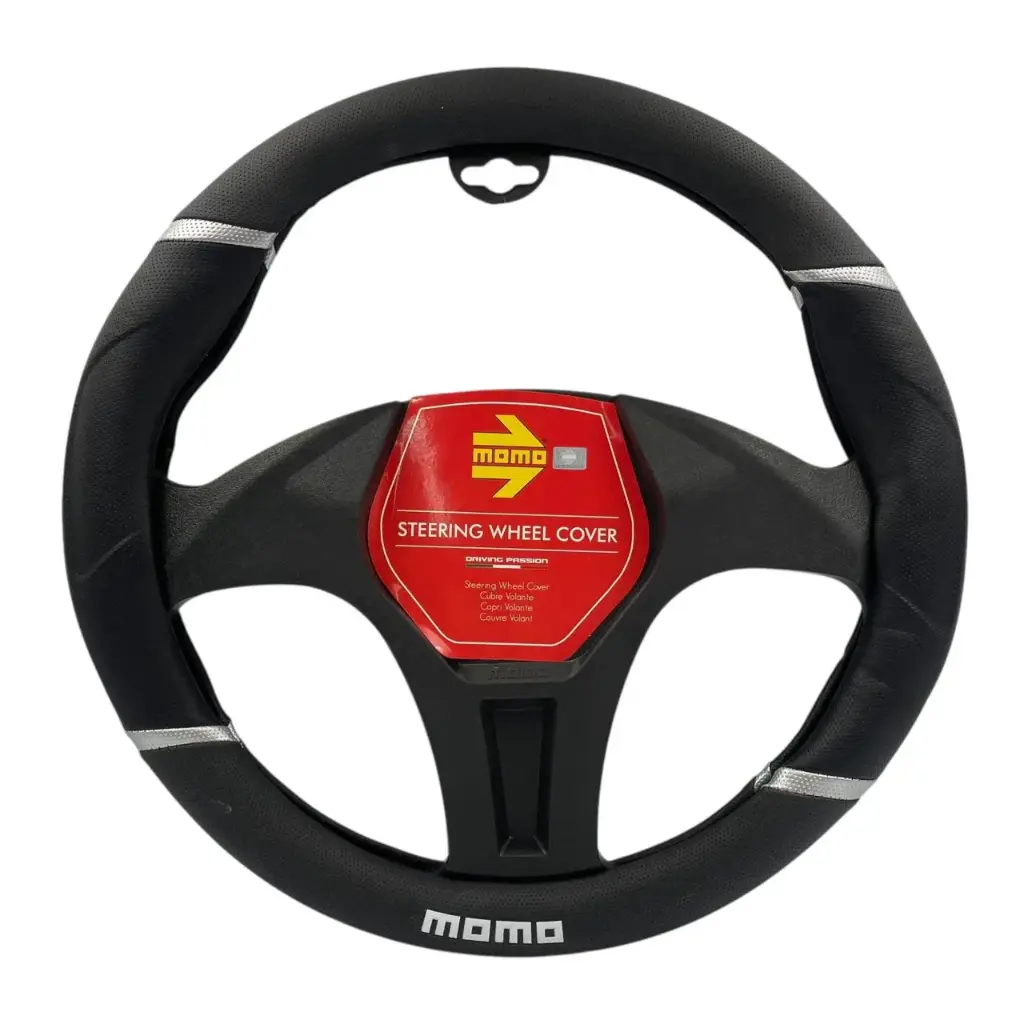 Cubrevolante de vinipiel momo negro