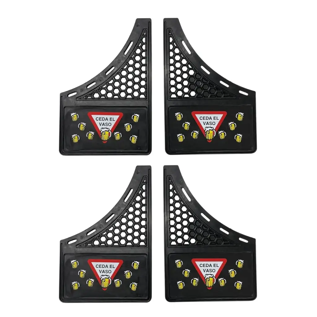 Lodera para auto "Ceda el vaso"