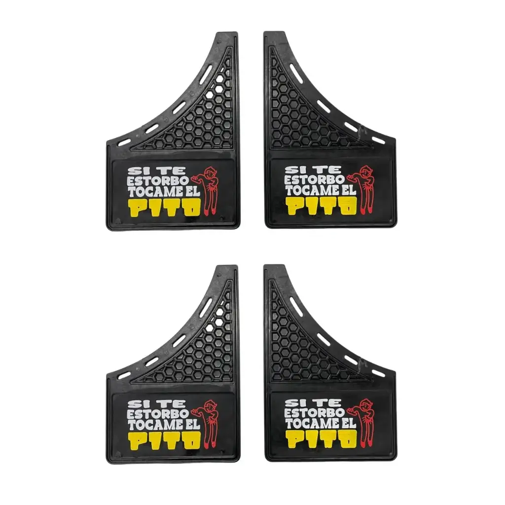 Lodera para auto "Si te estorbo tócame el pito"