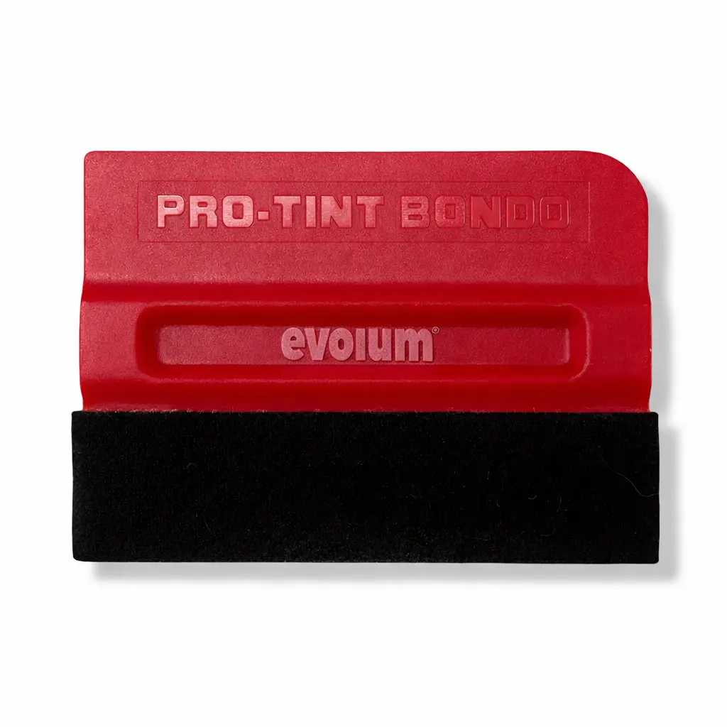 [HE-014] Espátula roja con anti rayaduras negro