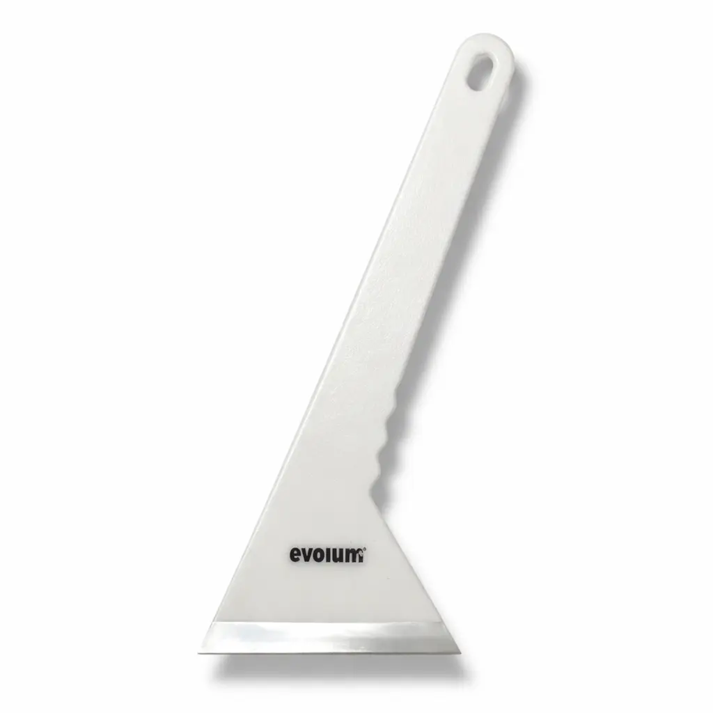 Espátula triangular blanca