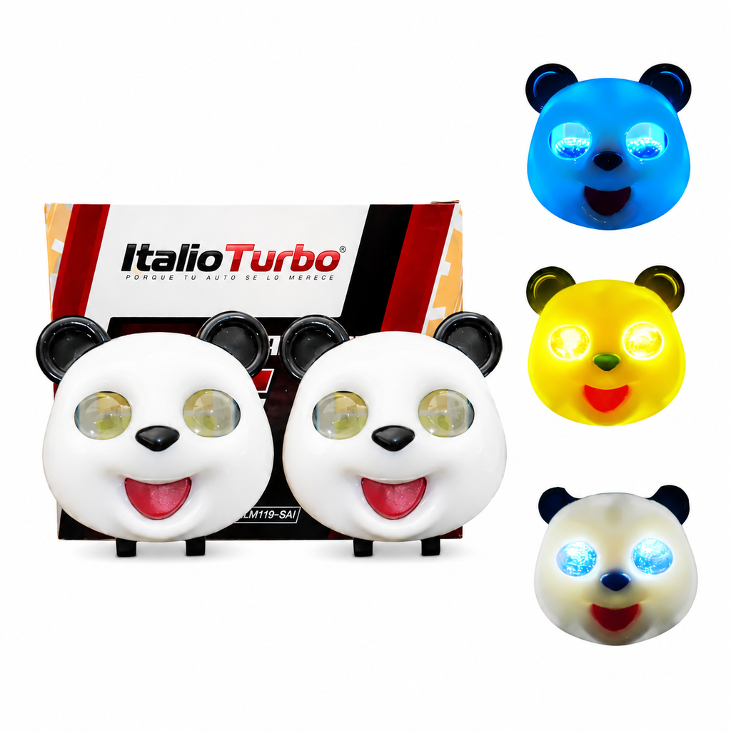 [FALM119-SAI] Faro LED tipo panda bicolor con drl