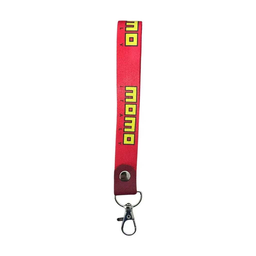 [LSUB-MOMOR] Llavero sublimado Momo rojo