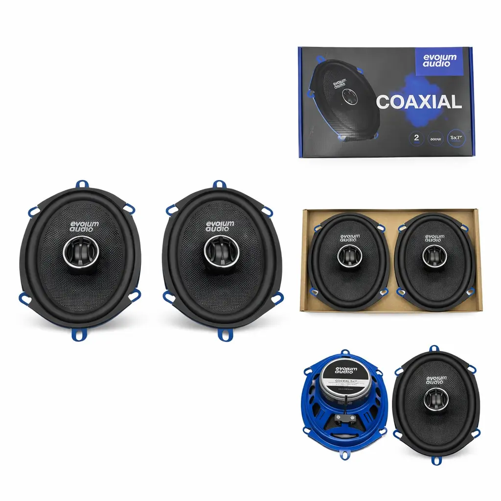 Bocinas coaxial 5X7