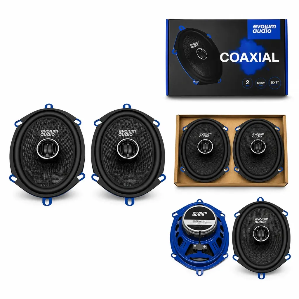 [AU-5X7CO COAXIAL 5X7] Bocinas coaxial 5X7