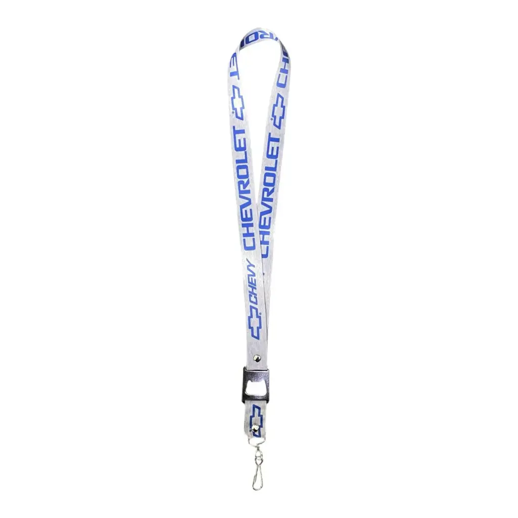 Lanyard con destapador Chevrolet Chevy  blanco 