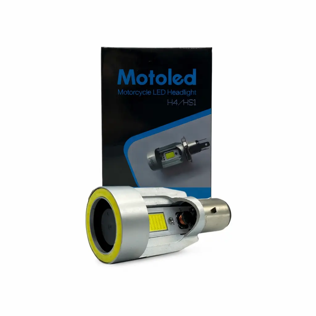 Foco LED BA20 con arillo y ventilador 