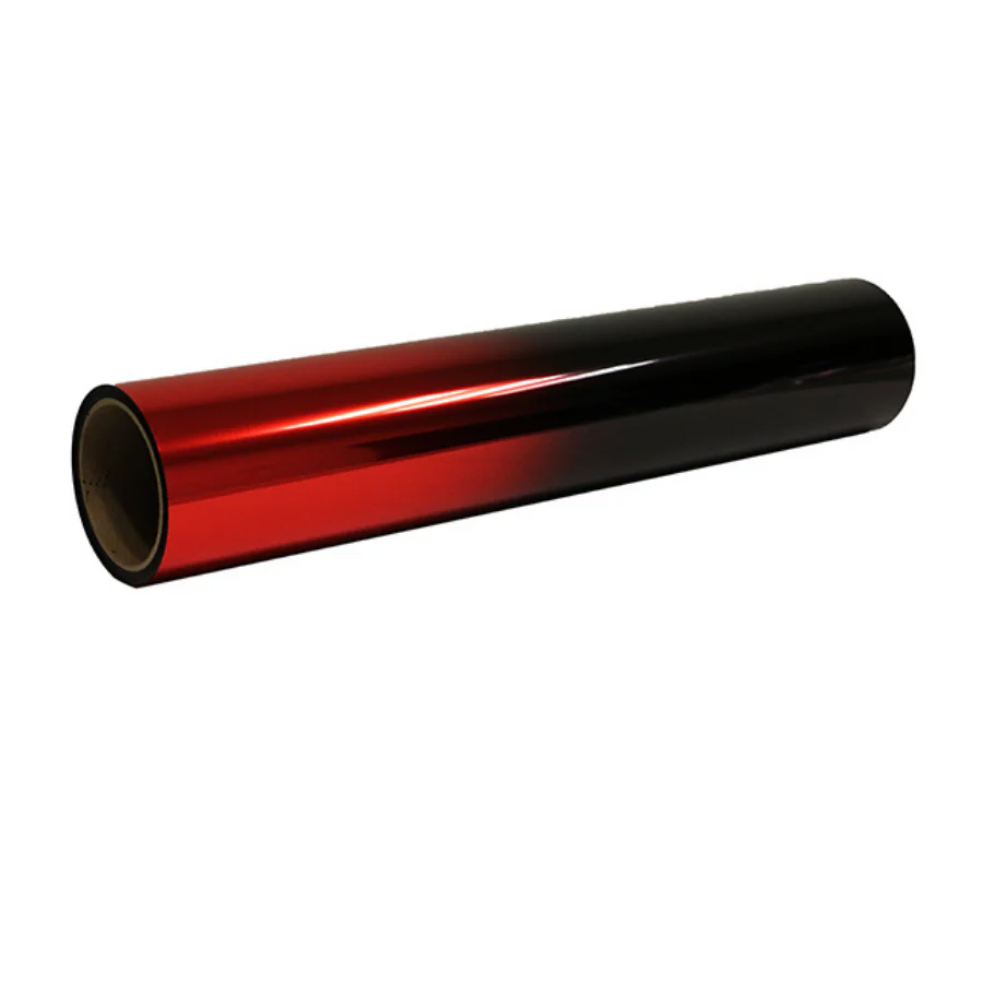 [TPRD-BK-50CM*30M] Pelicular para polarizar económica negro/rojo