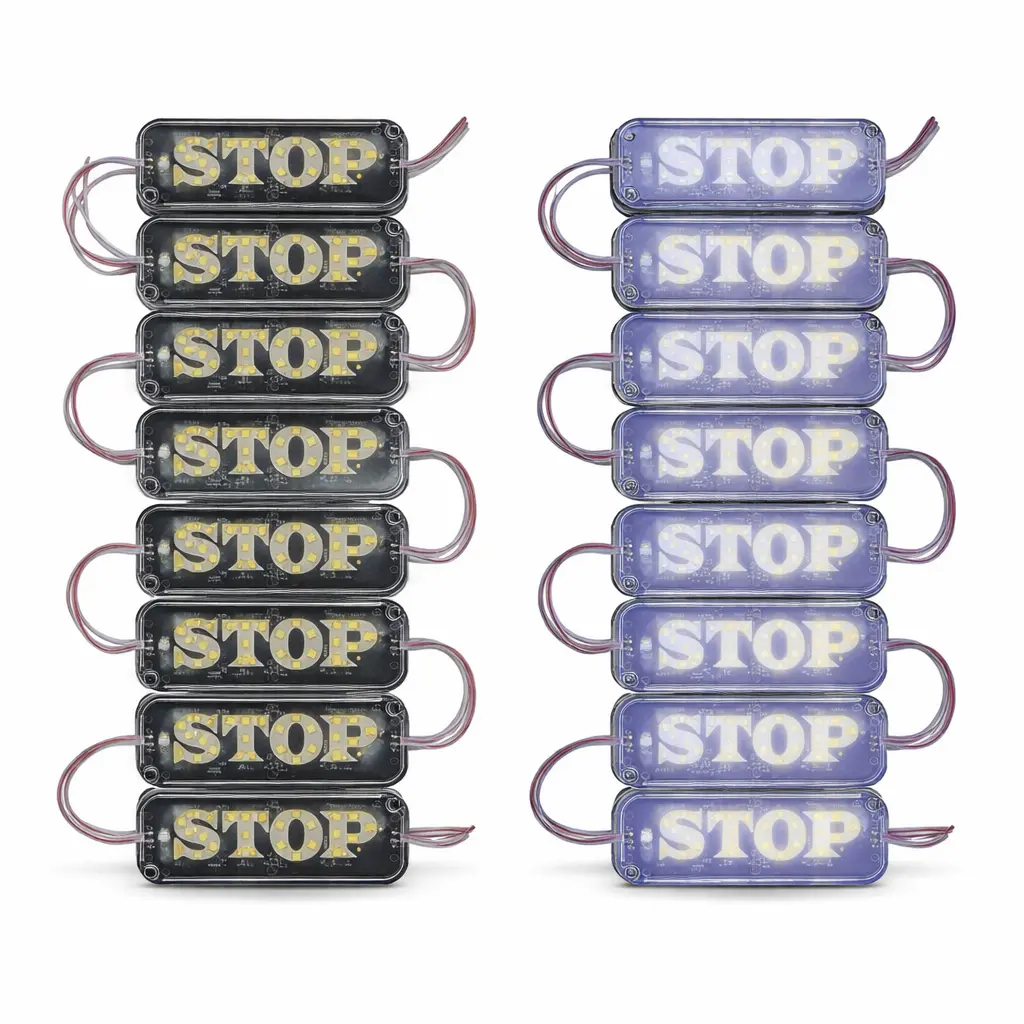 Modulo LED stop chico con funciones blanco (Tira de 20 piezas)