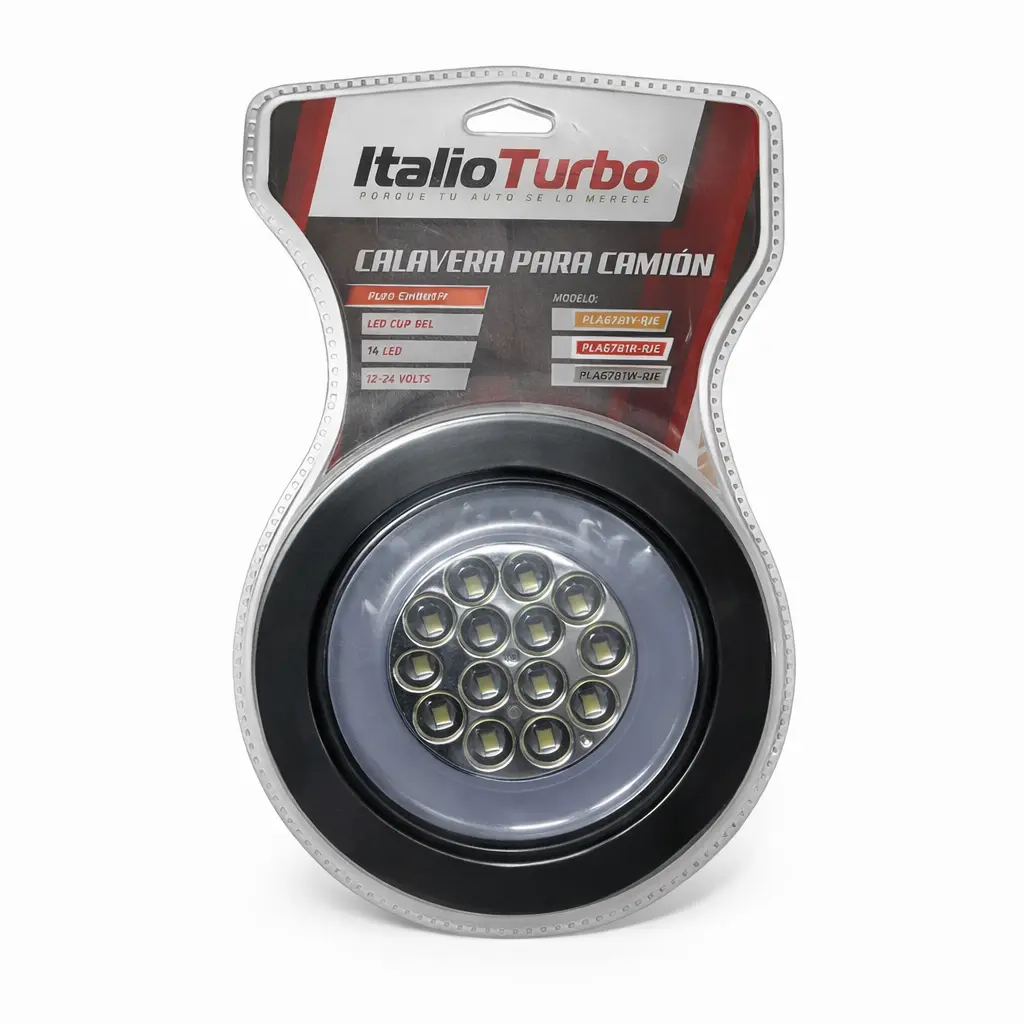 Plafón redondo para embutir contorno negro y arillo de gel blanco