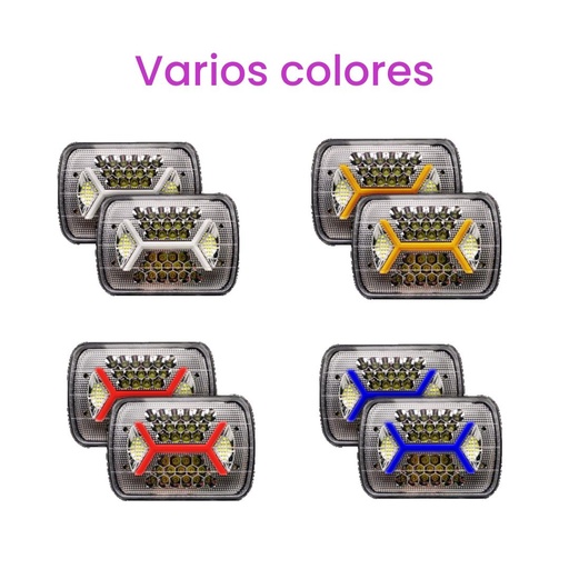 Unidad de 7 pulgadas con arillo GLO tipo X arillo 