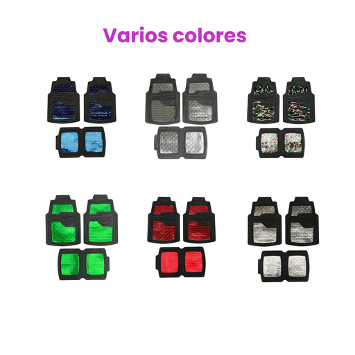 Tapete automotriz con posapié 