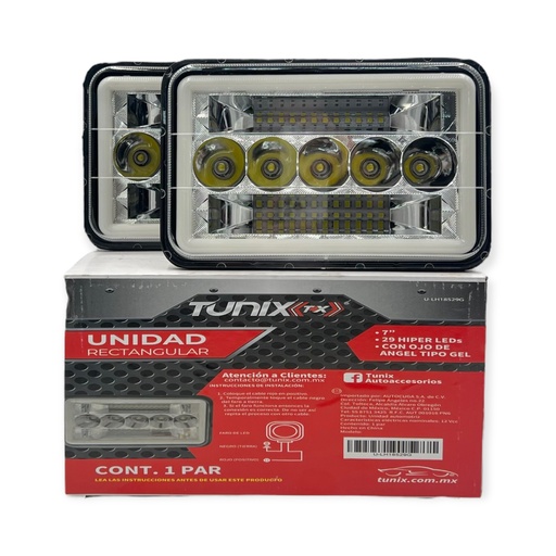 [U-LH18529G] Unidad de 5 pulgadas con arillo GLO verde