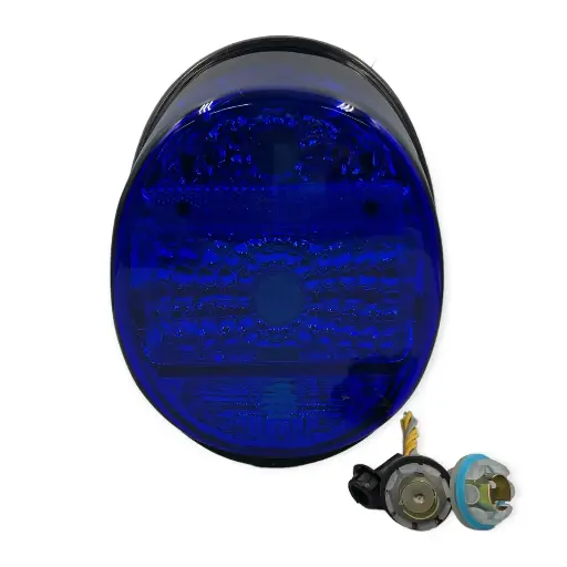Calavera para vocho (azul y humo)