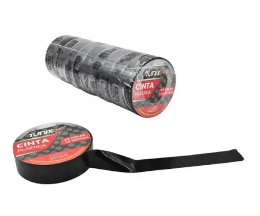 [CI-25 / CIN002] Cinta plastica de aislar de 10CM 10 piezas de 18 metros