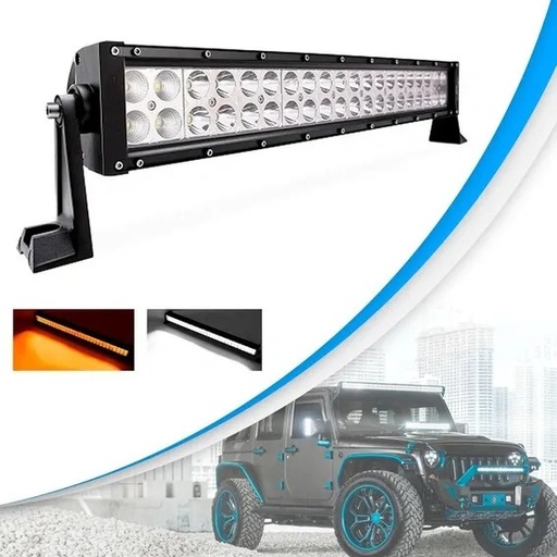 Barra LED bicolor blanco/ámbar