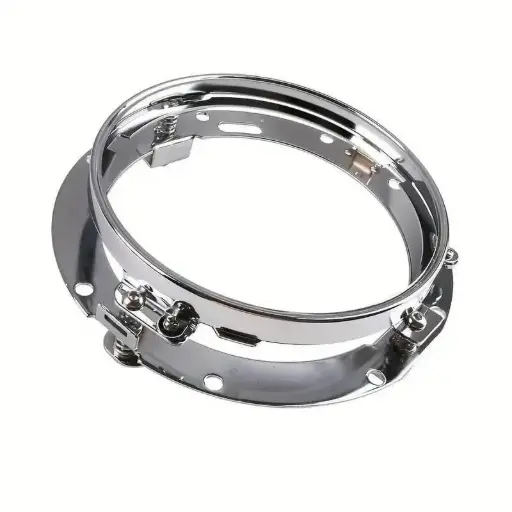 [BRA01SL-SAI] Base para unidad de 7" cromo (por juego)