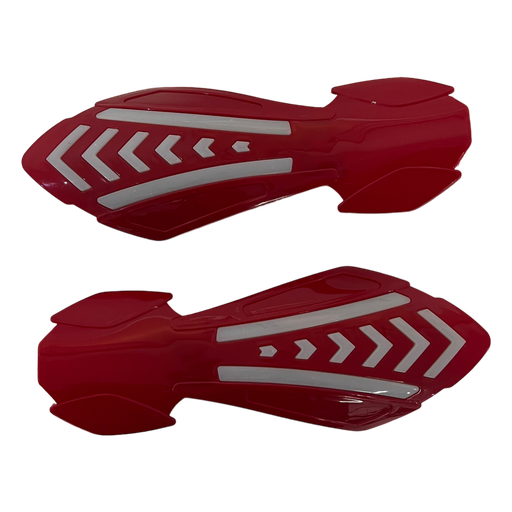 Cubrepuño para moto color rojo con luz fija y direccional secuencial