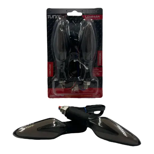 Direccional para moto flash y secuencial tipo lanza