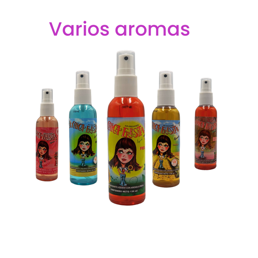 Aromatizante Chica Fresita en spray mini