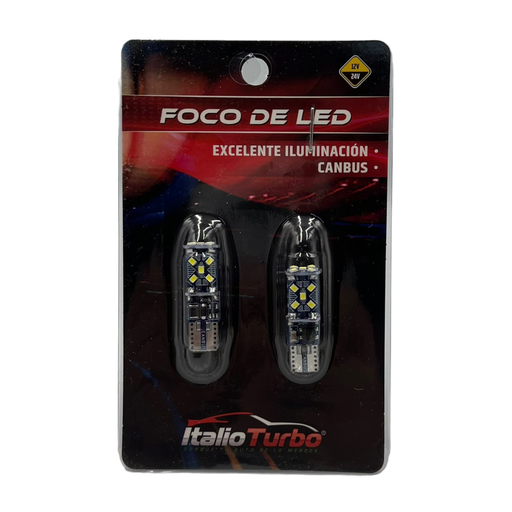 [FOL037] Foco T10 multivoltaje con 15 LED