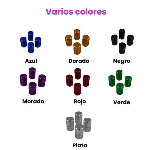 Tapón de válvula para llanta 