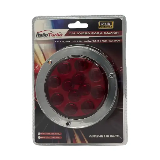 Plafón de 4" tipo burbuja contorno cromado 